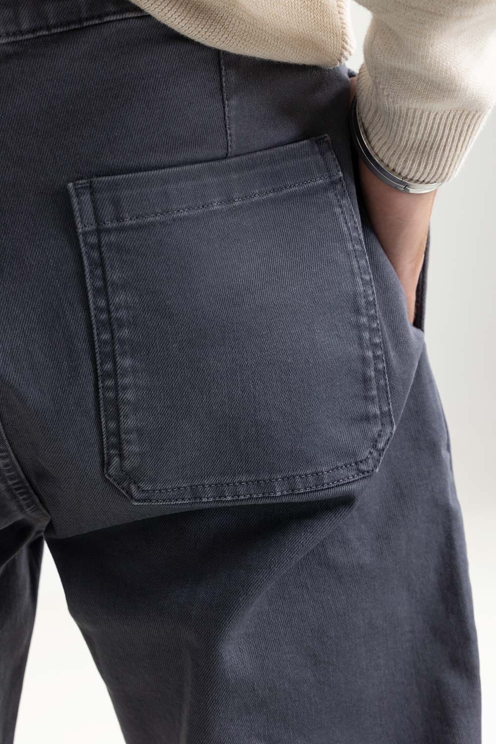 Grey Slim Fit Trouser  224-120 -313