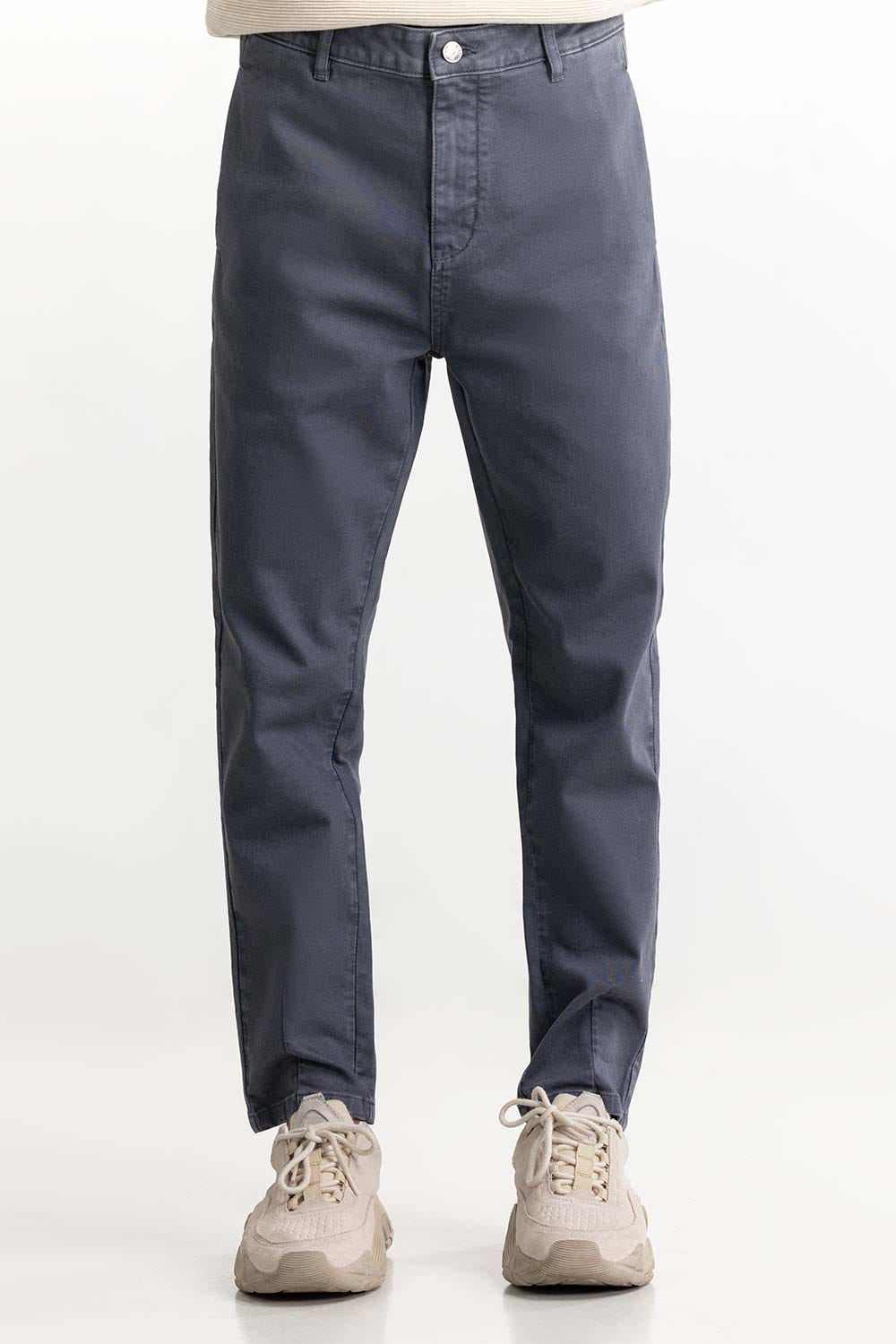 Grey Slim Fit Trouser  224-120 -313