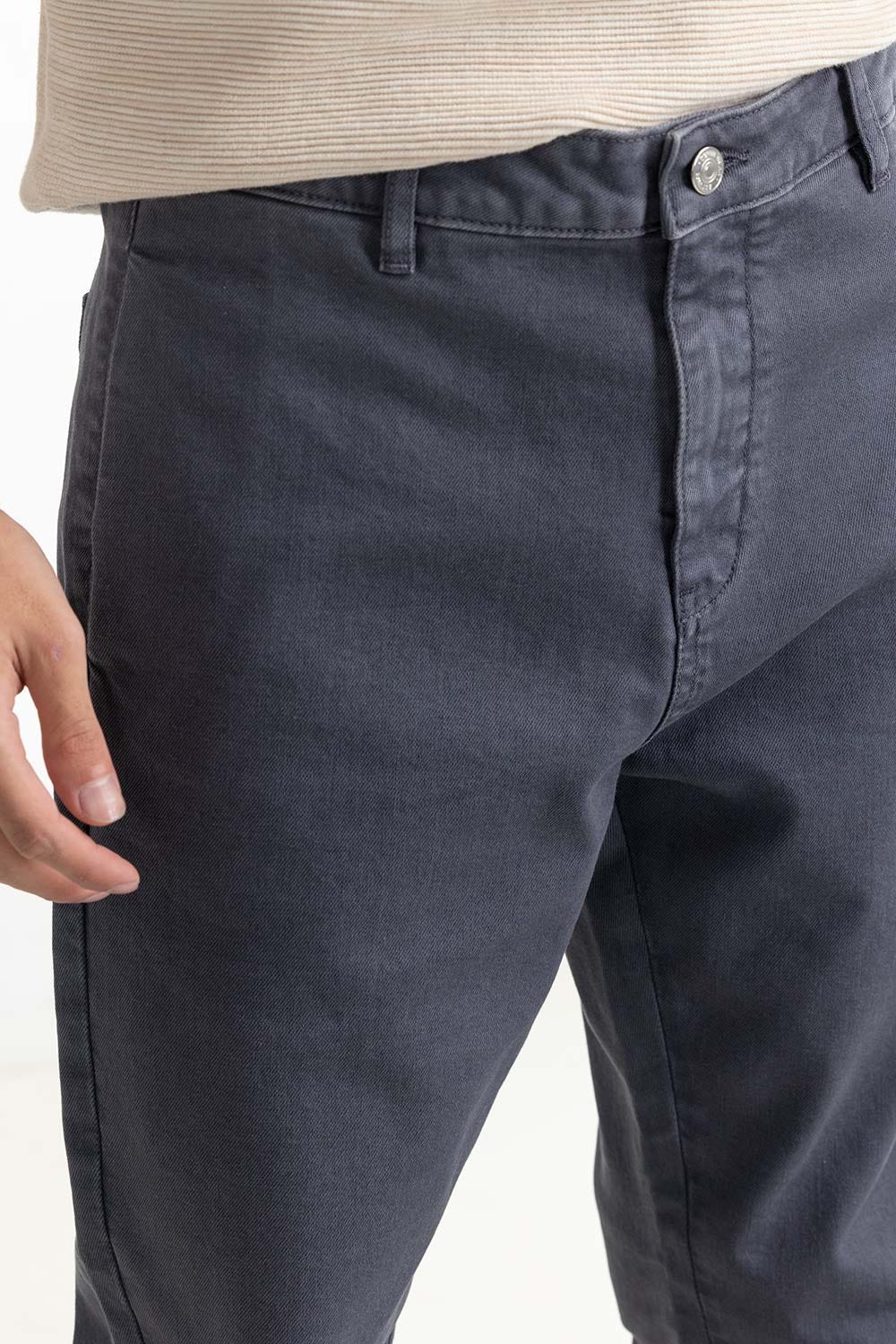 Grey Slim Fit Trouser  224-120 -313