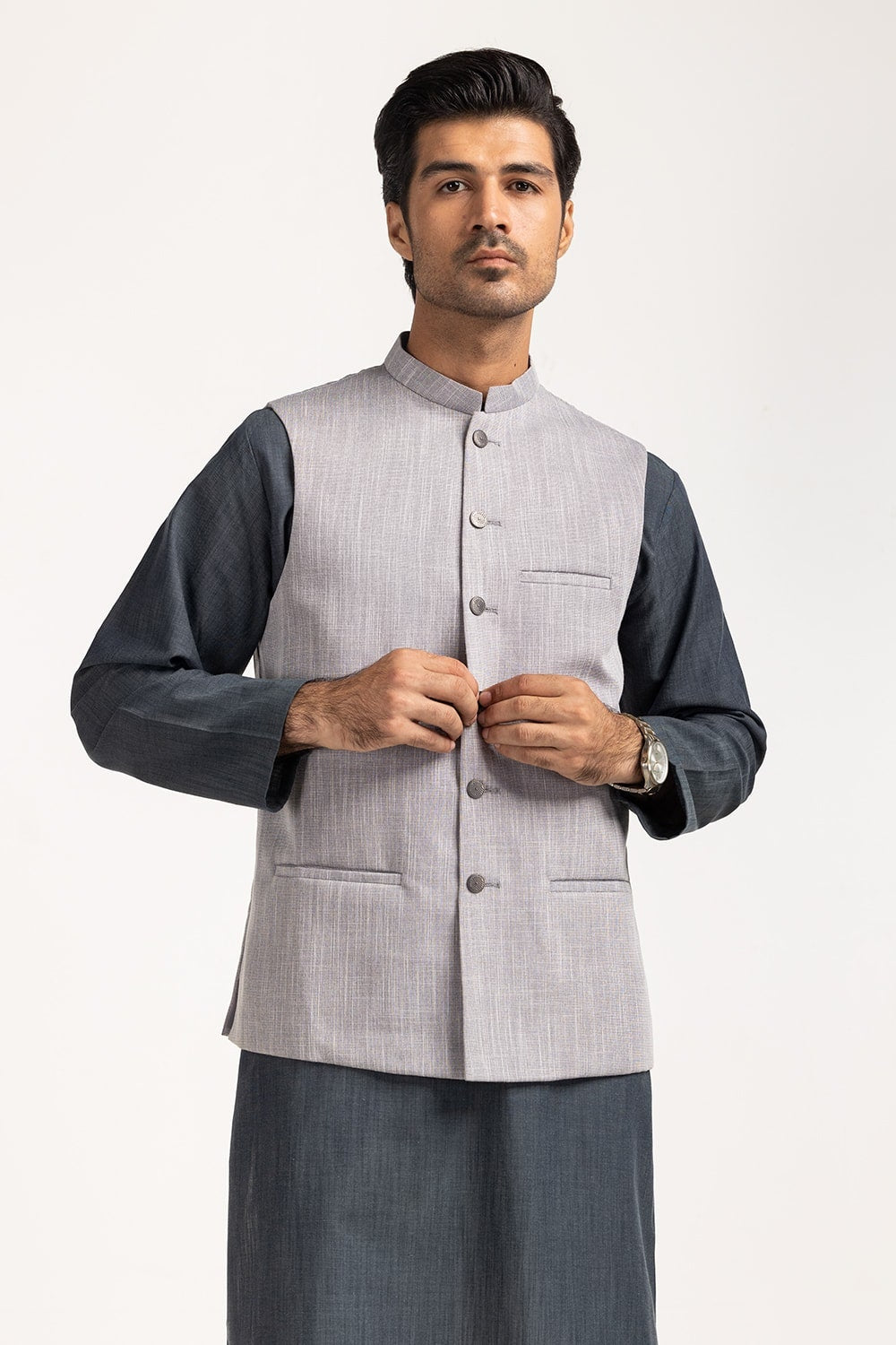 Grey Waistcoat WC-PD24-031