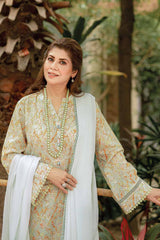 1 Piece Lawn Unstitched Digital Printed Fabric SL-32028