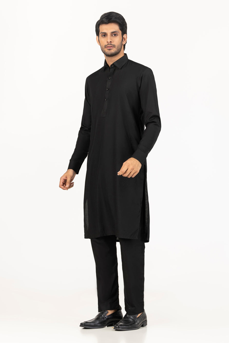 Gul 900 Indium Unstitched Fabric Blended-LF