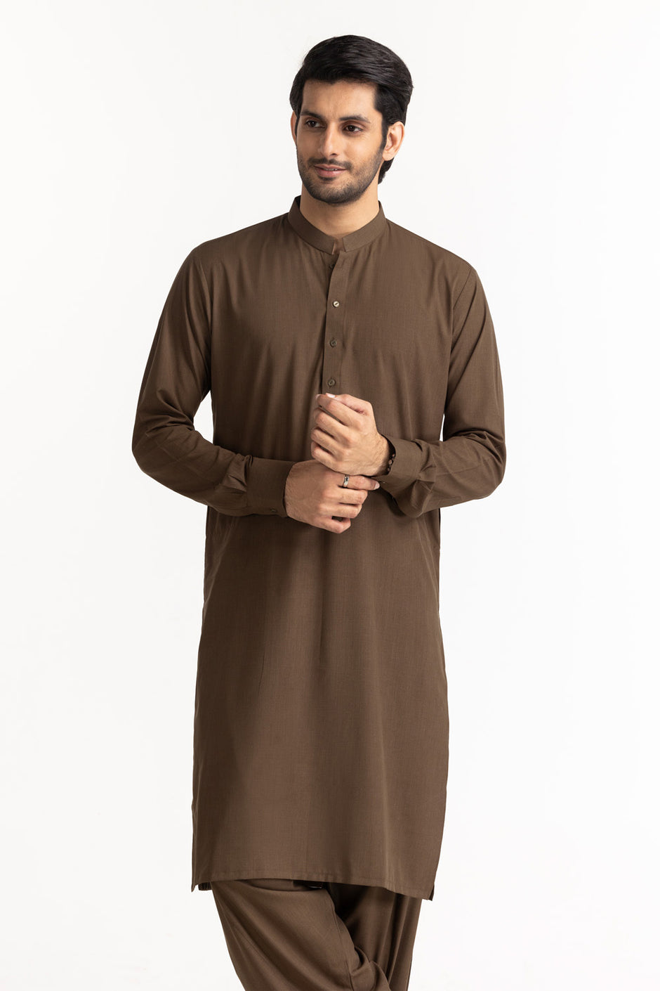 Gul 900 Indium Unstitched Fabric Blended-LF