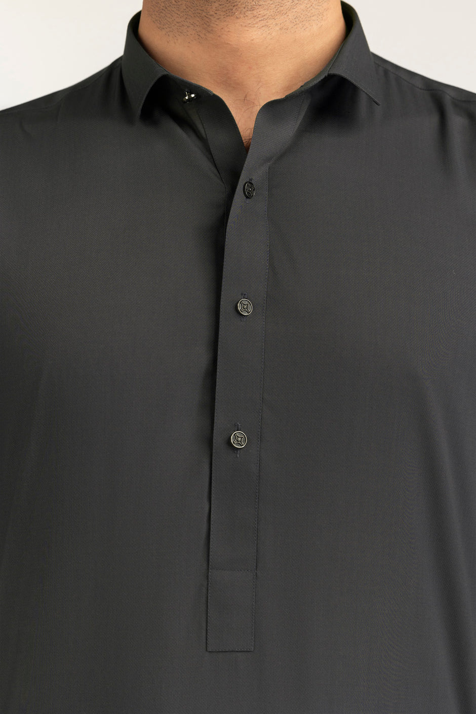 Gul 900 Indium Unstitched Fabric Blended-LF