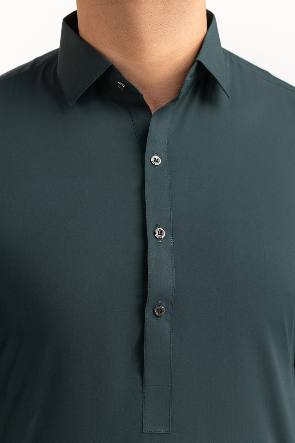 Gul 900 Indium Unstitched Fabric Blended-LF