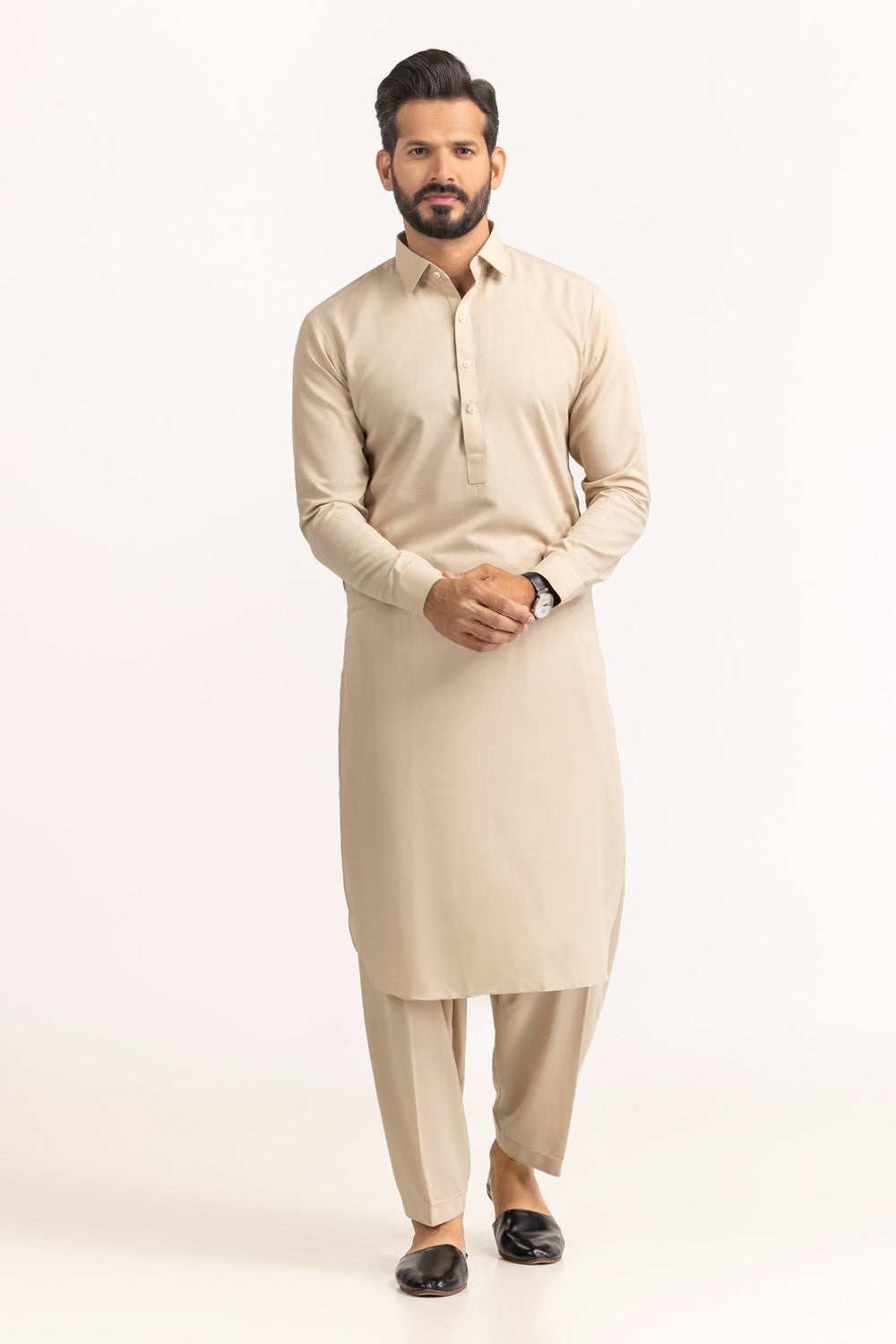 Gul 900 Poshak Unstitched Fabric Blended-LF