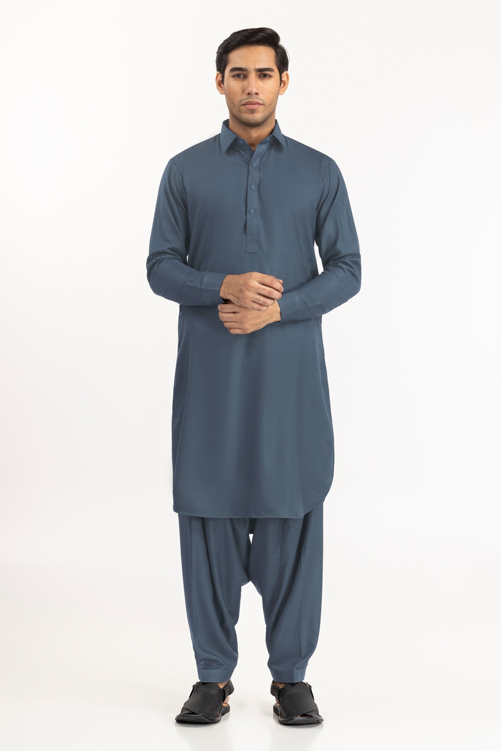 Gul 900 Poshak Unstitched Fabric Blended-LF