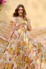 3 Piece Unstitched Cotton Silk Suit with Printed Burnout Blend Dupatta CS-52003