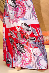 3 Piece Unstitched Printed Cotton Silk Suit with Printed Chiffon Dupatta CS-52006