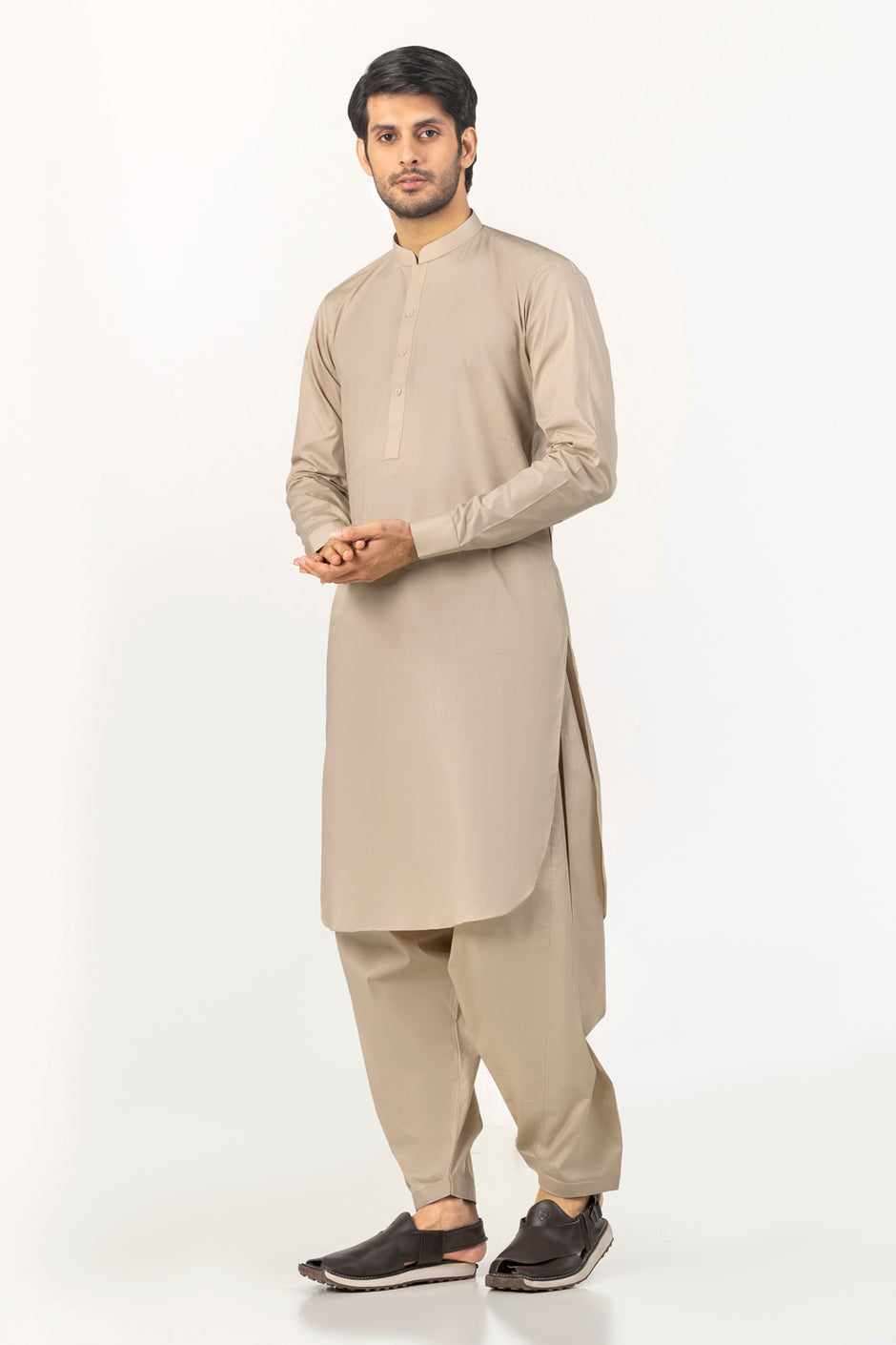 Gul Capri Latha Unstitched Fabric Cotton-LF