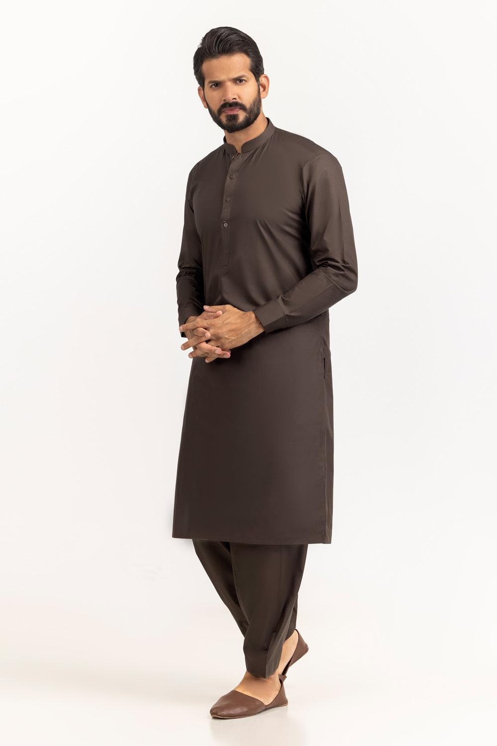 Gul Capri Latha Unstitched Fabric Cotton-LF