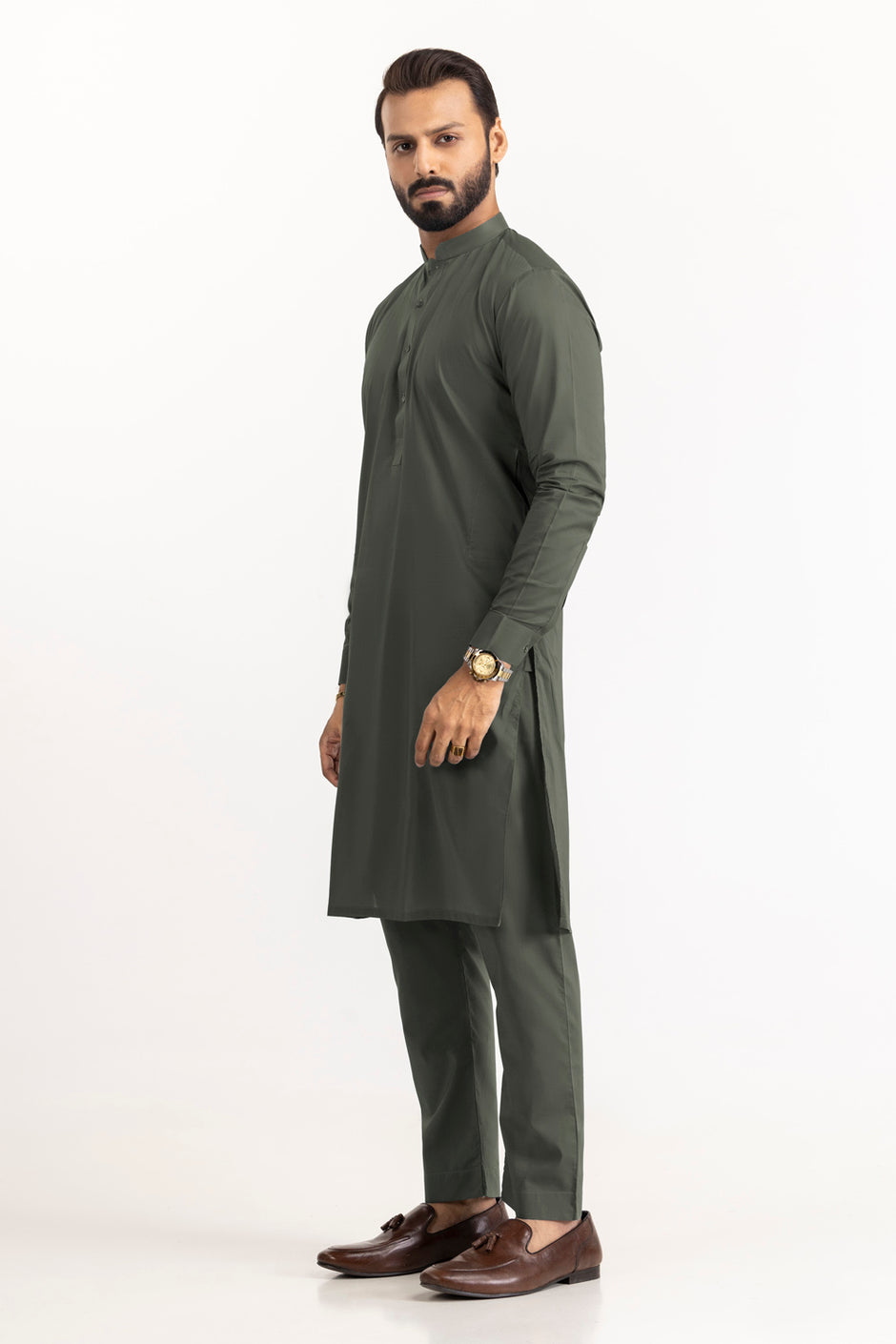Gul Capri Latha Unstitched Fabric Cotton-LF