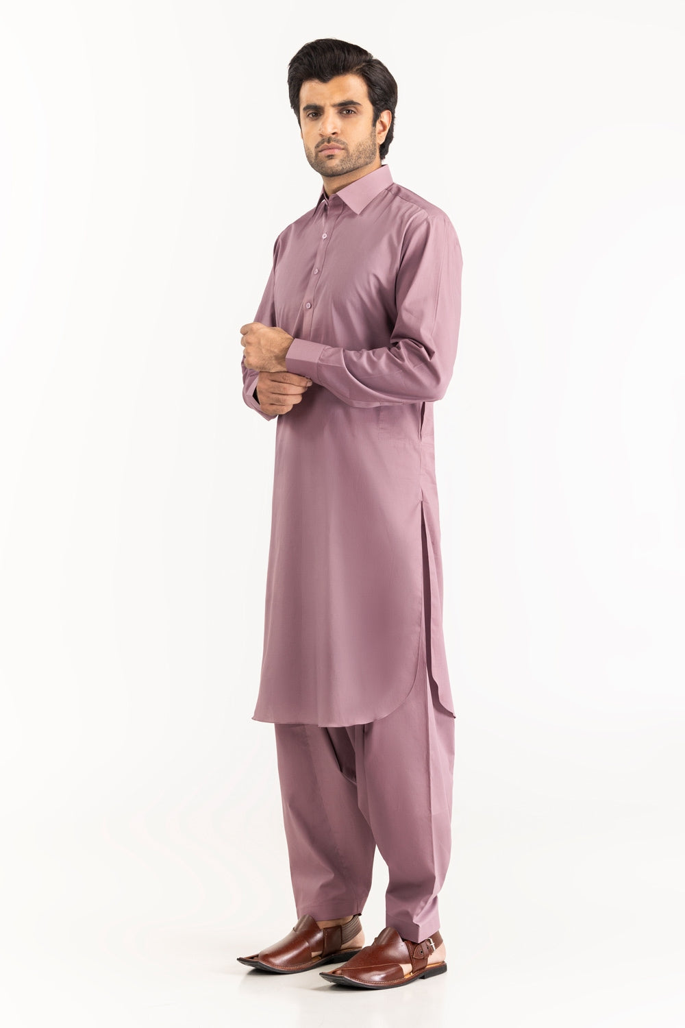 Gul Capri Latha Unstitched Fabric Cotton-LF