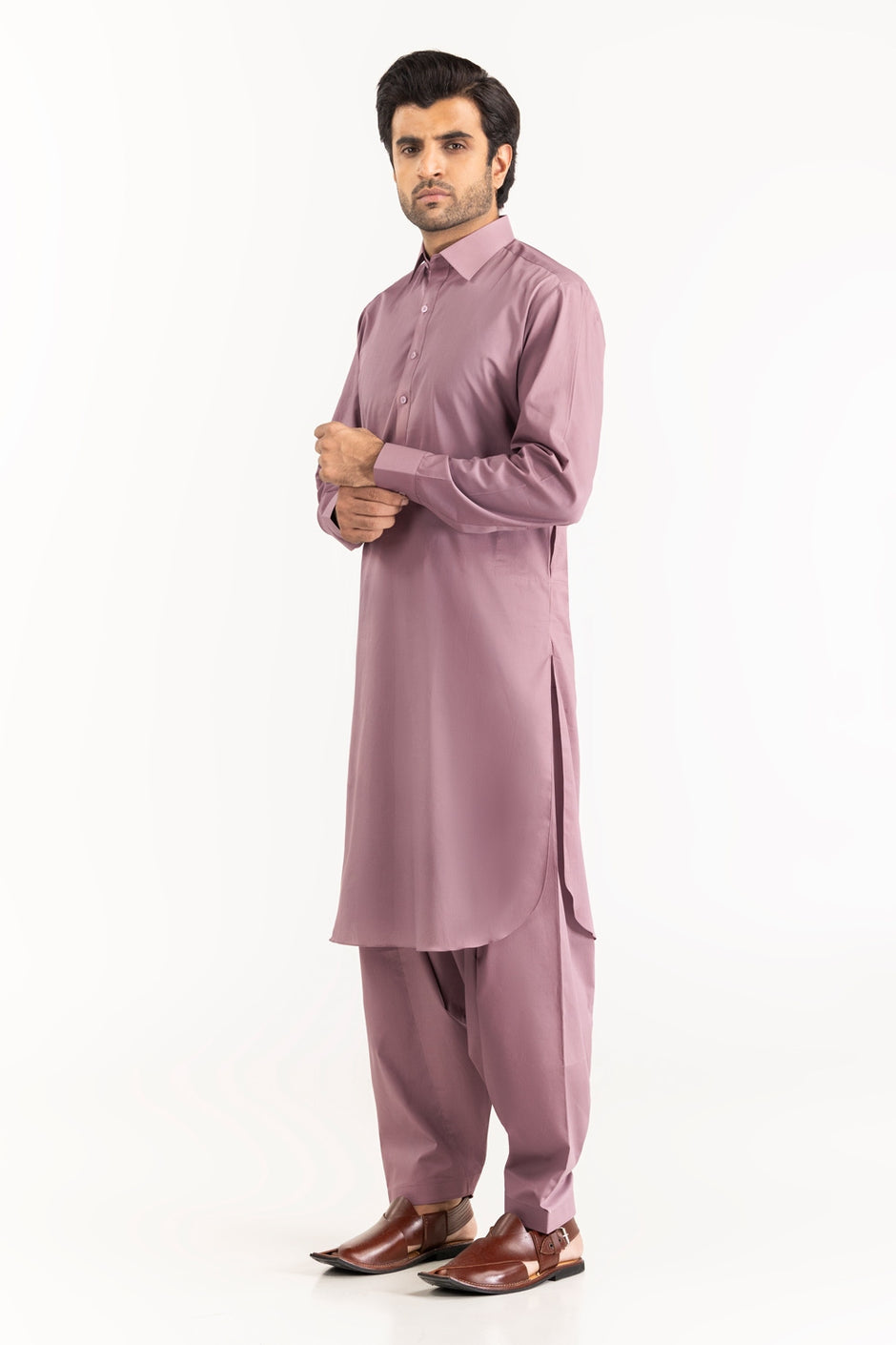 Gul Capri Latha Unstitched Fabric Cotton-LF