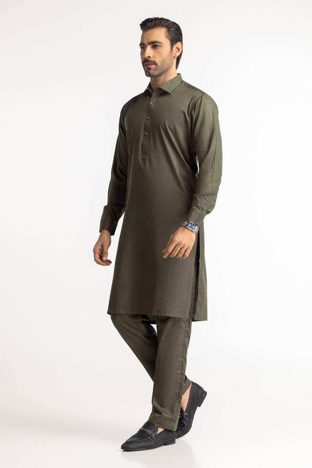 Gul 900 Vega Unstitched Fabric Blended-LF