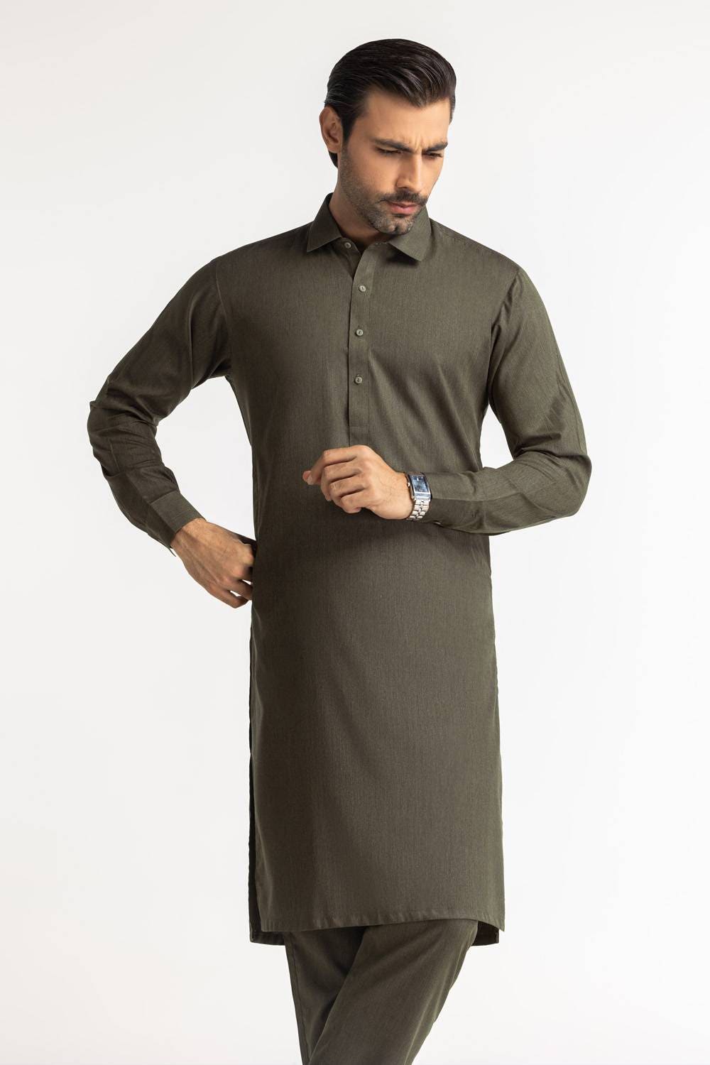 Gul 900 Vega Unstitched Fabric Blended-LF