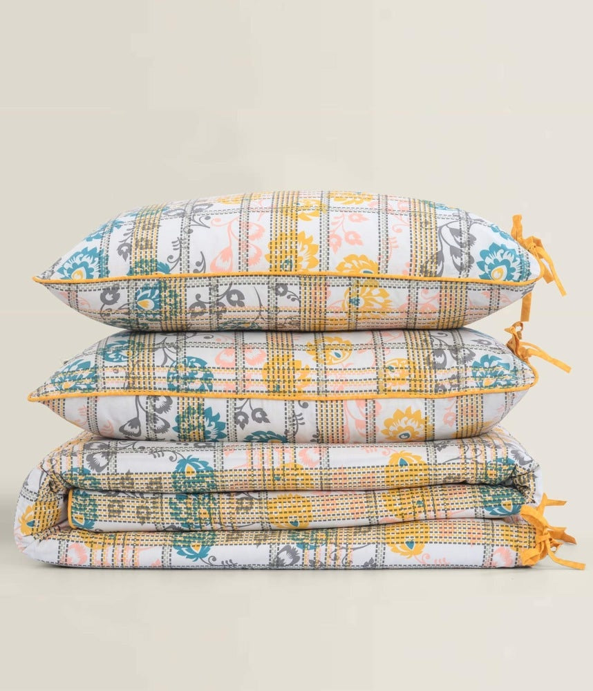Gul Mohar T-150 Quilt Cover Set