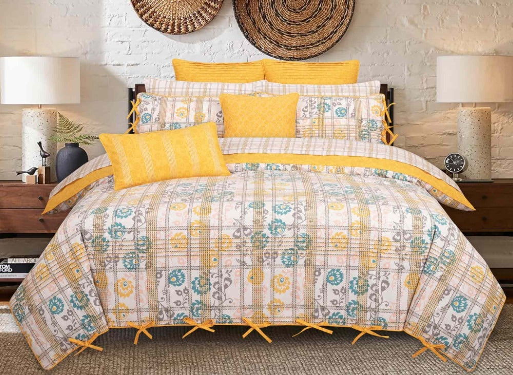 Gul Mohar T-150 Quilt Cover Set