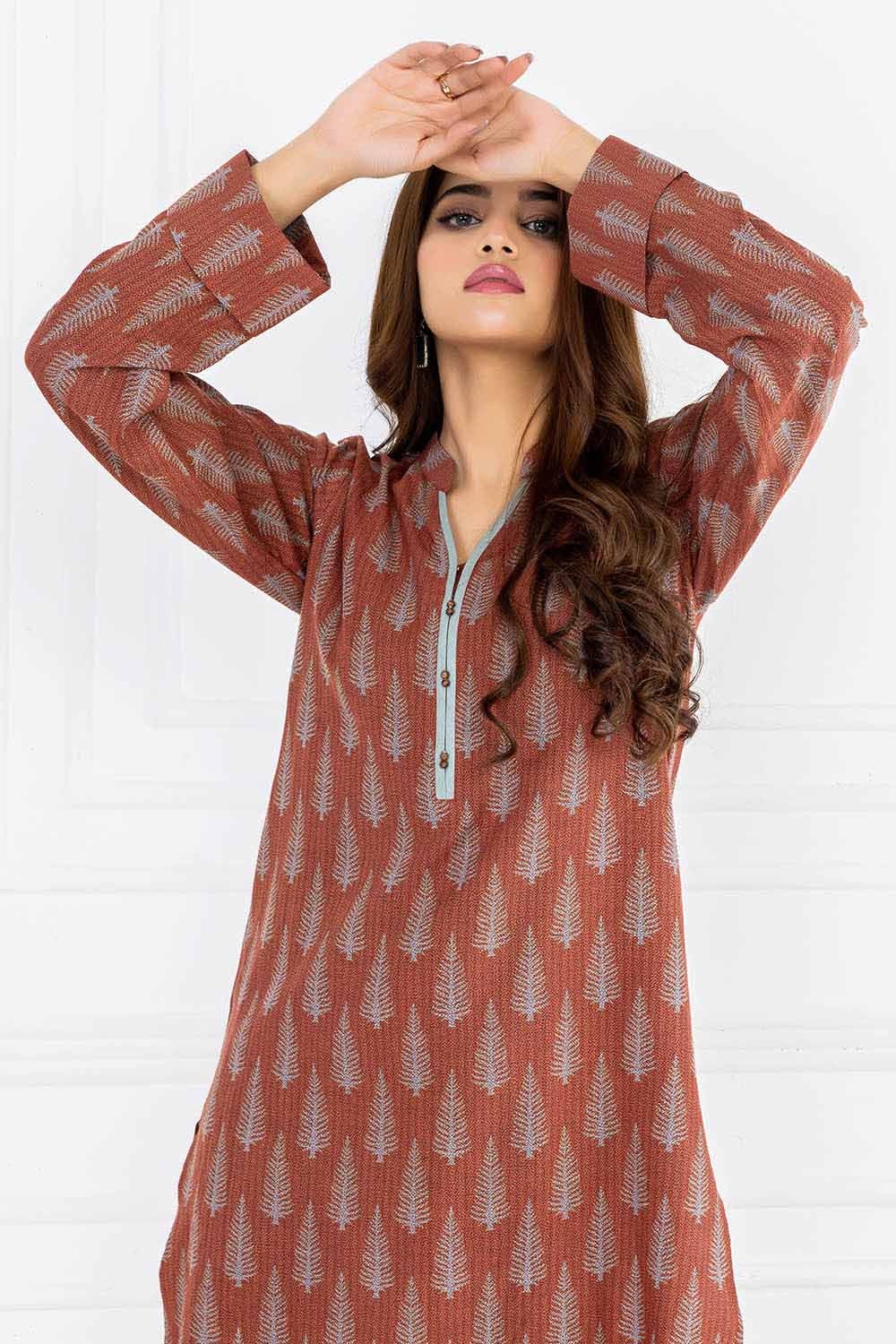 2 Piece Dhanak Unstitched Printed Suit WNST-32007