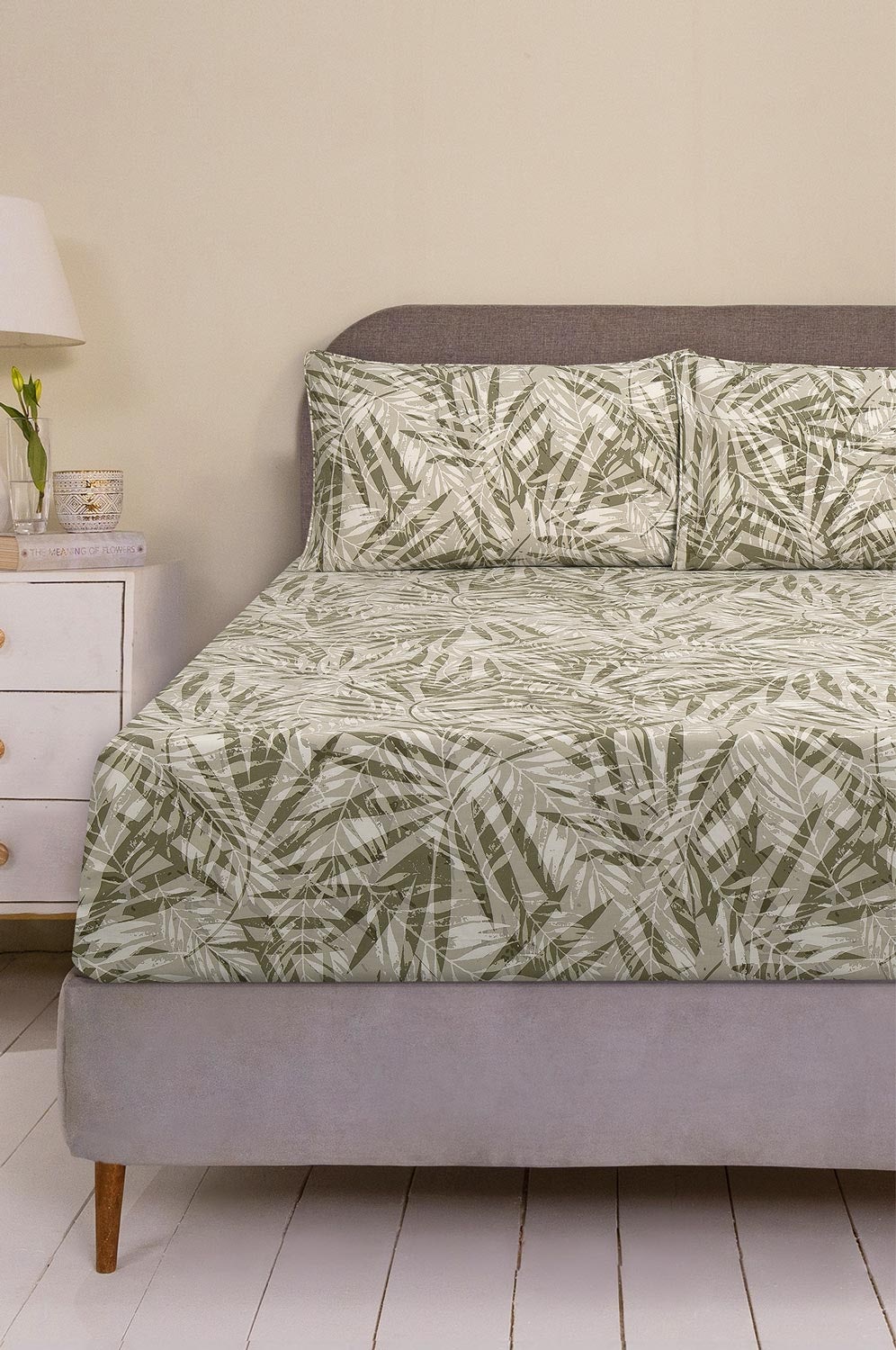 Hatchleaf T-200 Fitted Sheet Set
