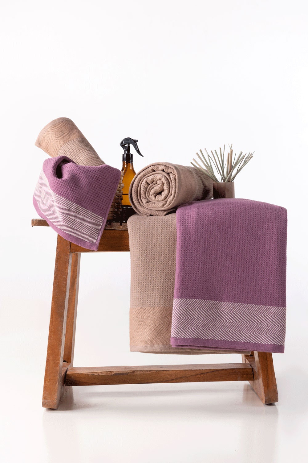 Heather Waffle Towel