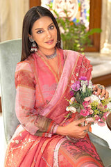 3 Piece Embroidered Silk Dupatta Unstitched Suit SSM-32015