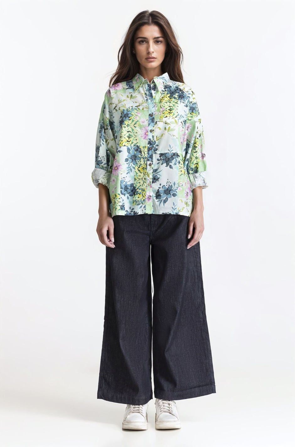 High Rise Wide Leg Jeans WM-JNS-SS24-021