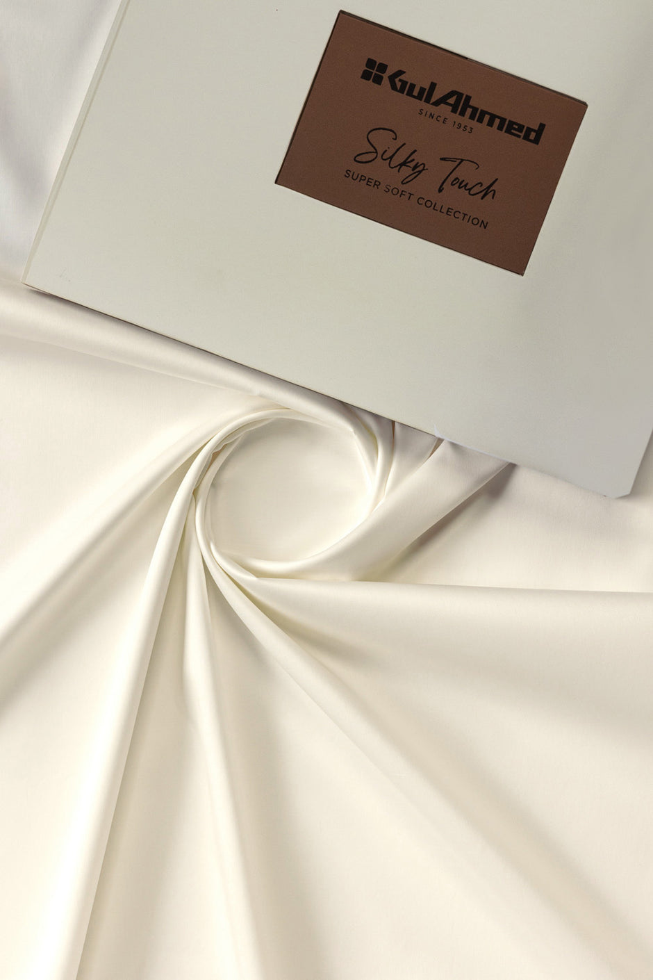 HiTex Silver Classic Unstitched Fabric Cotton with Gift Box
