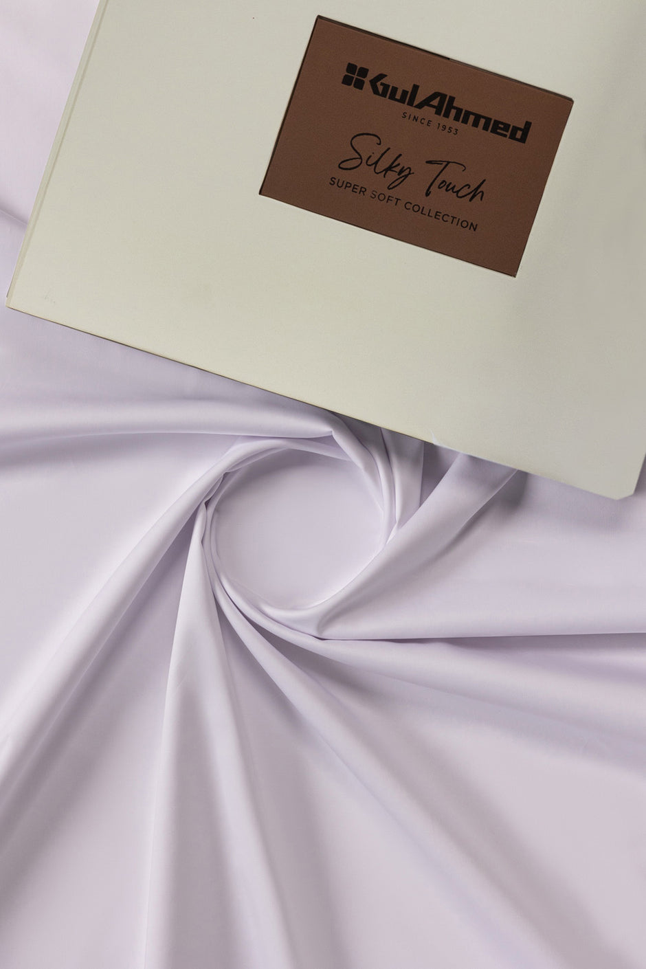 HiTex Silver Classic Unstitched Fabric Cotton with Gift Box