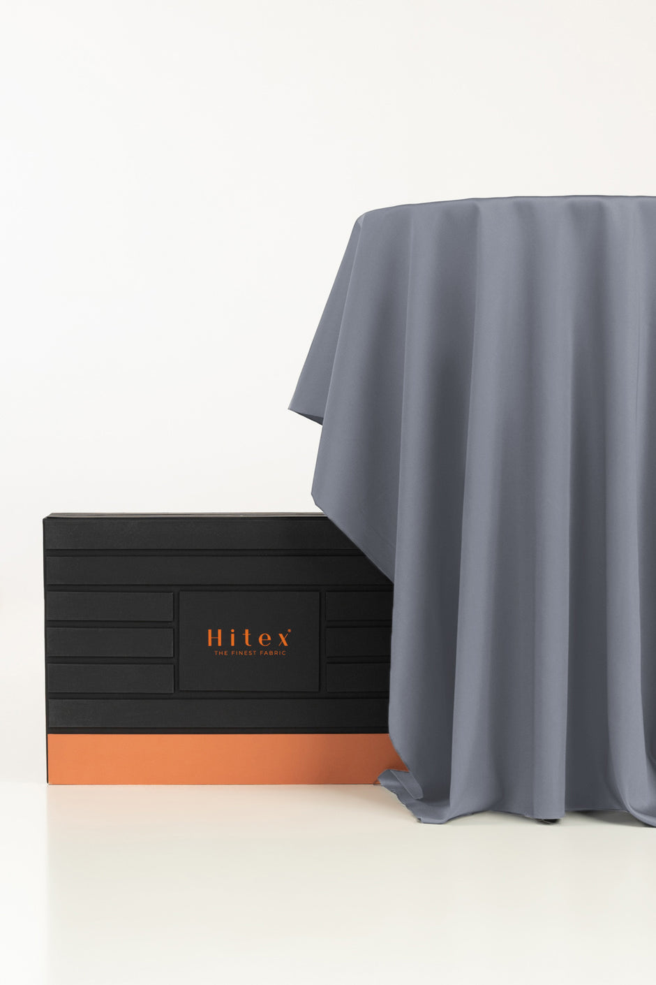 HiTex Silver Unstitched Fabric Cotton with Gift Box