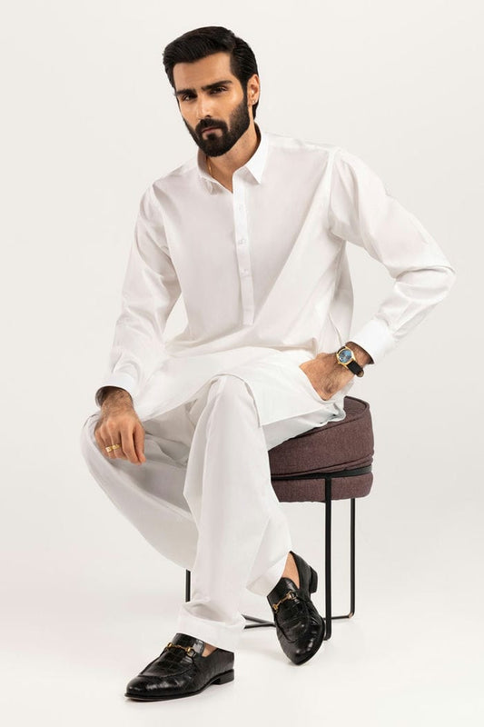 White Unstitched Fabric With Gift Box X-Series - Exceptional Collection Artisan