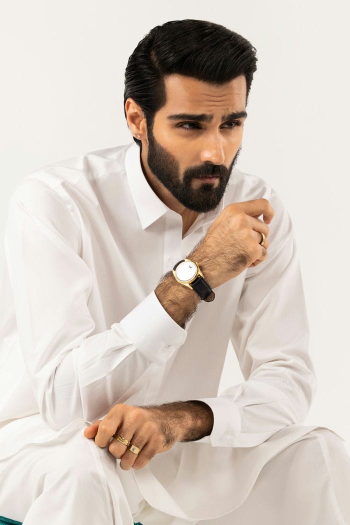 White Unstitched Fabric With Gift Box X-Series - Exceptional Collection Artisan