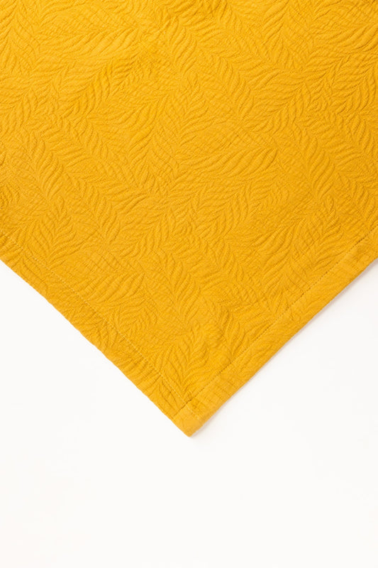 Honey Mustard Matelasse Blanket