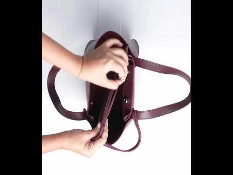 Maroon Tote Bag IBS-TTB25-008