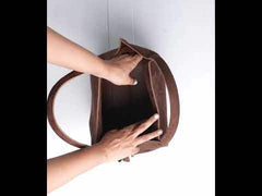 Brown Shoulder Bag IBS-SHB25-006