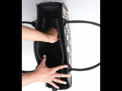 Black White Tote Bag IBS-TTB25-001