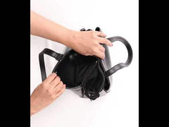 Black Shoulder Bag IBS-SHB25-009