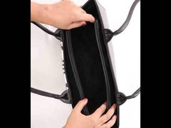 Black White Tote Bag IBS-TTB25-012