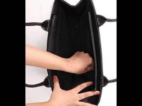 Black White Tote Bag