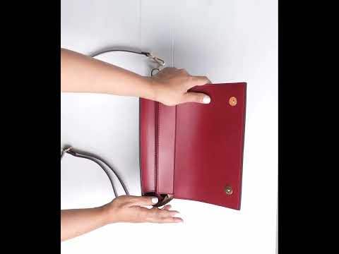 Maroon Cross Body Bag IBS-CBB25-001