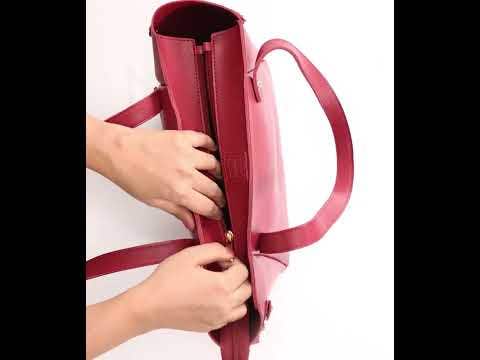 Maroon Tote Bag IBS-TTB25-018