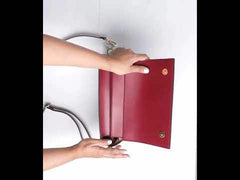 Maroon Cross Body Bag IBS-CBB25-001