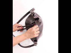 Dark Brown Bucket Bag IBS-BKB25-003