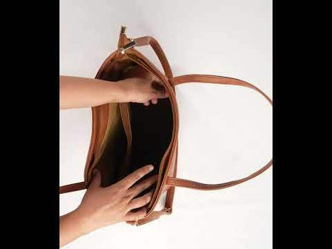 Tan Tote Bag