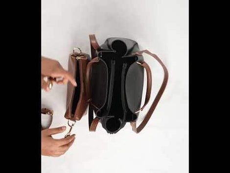 Black Bucket Bag