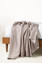 Hush Violet Jacquard Throw