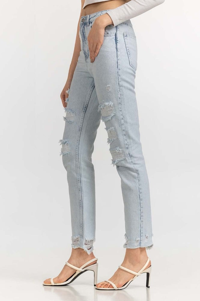 Ice Blue Basic Jeans WM-JNS-WS23-005