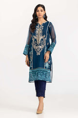 2 Piece Luxury Pret Orgaza Embroidered Shirt with Trouser ILP-22-221