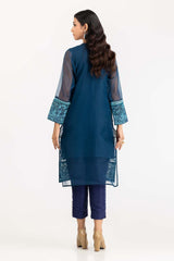 2 Piece Luxury Pret Orgaza Embroidered Shirt with Trouser ILP-22-221