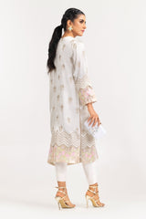 Luxury Pret Polyester Silk Embroidered Shirt ILP-22-72 1 Piece